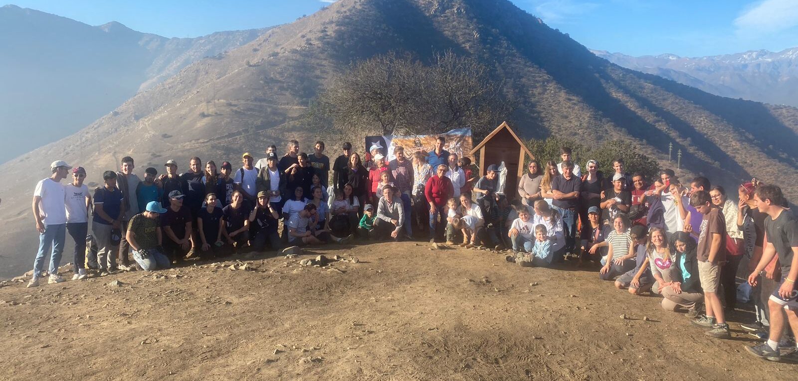 Peregrina al futuro Santuario del Sagrado Corazón